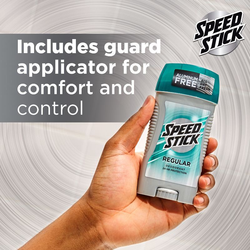 slide 8 of 9, Speed Stick Aluminum Free Men's Deodorant - Regular - 3oz/2pk, 2 ct; 3 oz