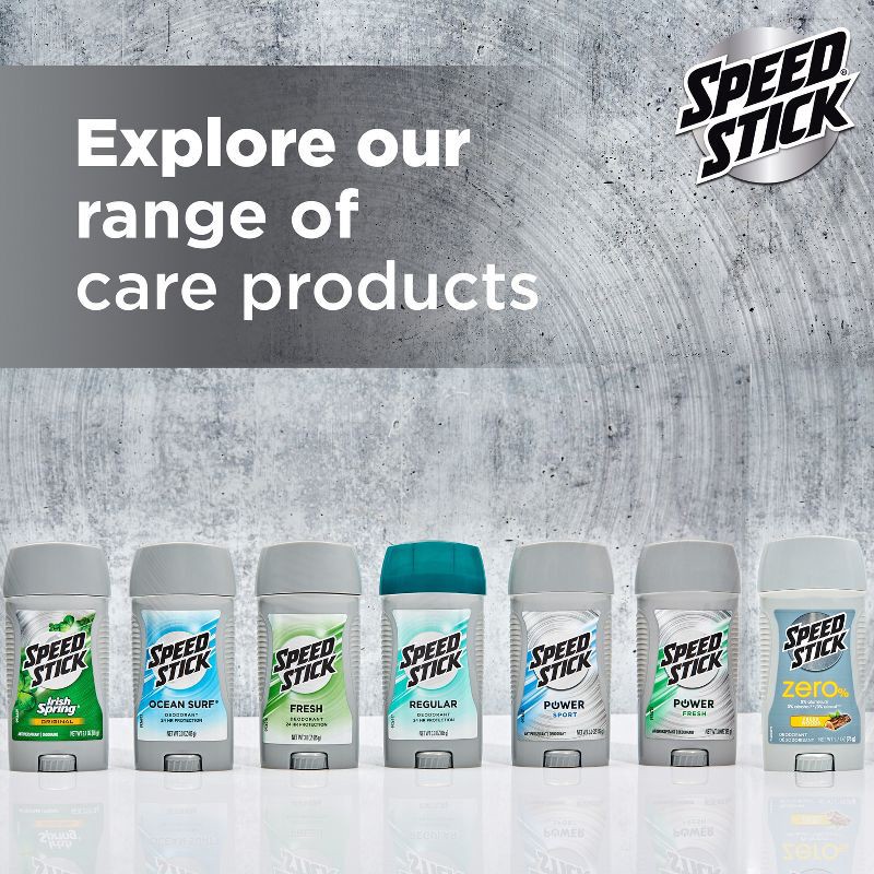 slide 11 of 16, Speed Stick Solid Deodorant - Fresh Scent - Aluminum-Free 3oz/2pk, 2 ct; 3 oz