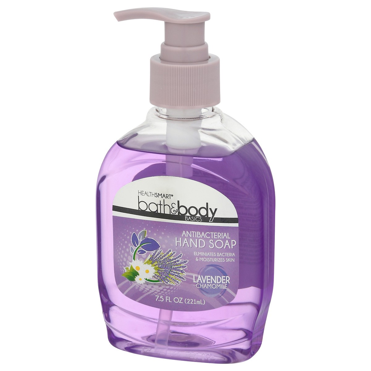 slide 8 of 9, HealthSmart Health Smart Lavendar Antibacterial Soap, 7.5 fl oz