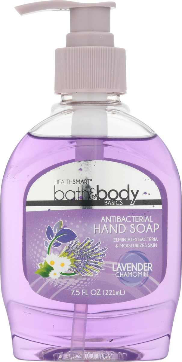 slide 6 of 9, HealthSmart Health Smart Lavendar Antibacterial Soap, 7.5 fl oz