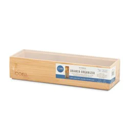 Core Home Bamboo Drawer Organizer
