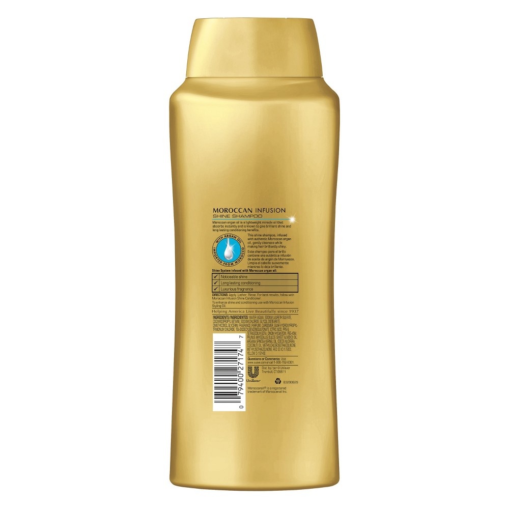 slide 6 of 7, Suave Professionals Moroccan Infusion Shine Shampoo, 28 fl oz