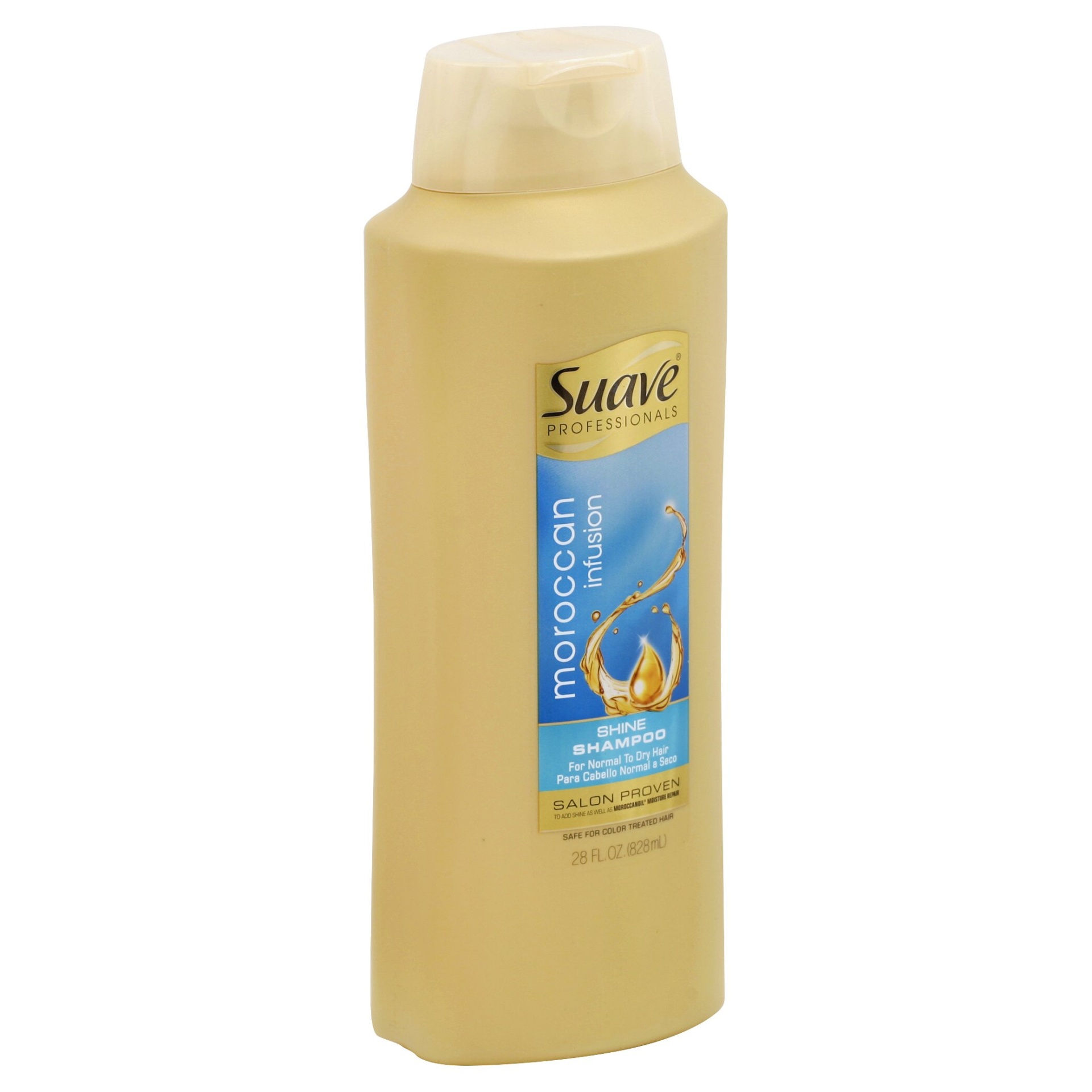 slide 1 of 7, Suave Professionals Moroccan Infusion Shine Shampoo, 28 fl oz