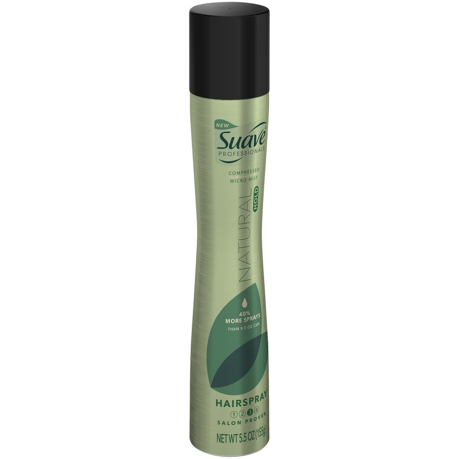 slide 2 of 4, Suave Professionals Compressed Micro Mist Natural Hold Hairspray, 5.5 oz