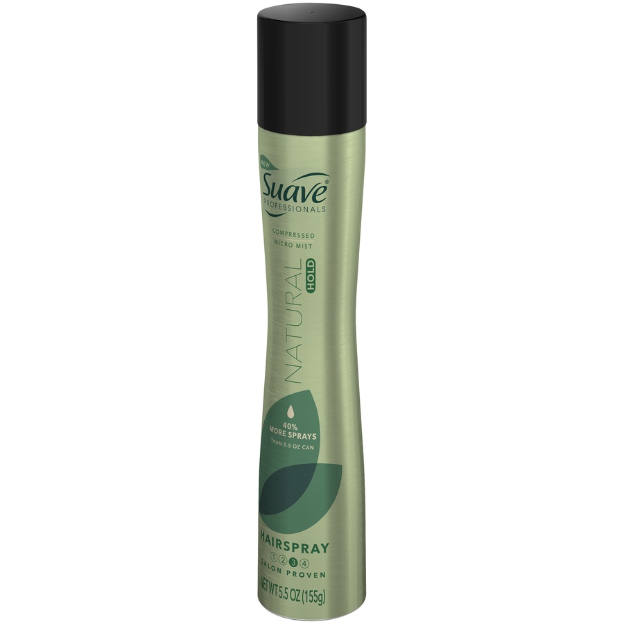 slide 3 of 4, Suave Professionals Compressed Micro Mist Natural Hold Hairspray, 5.5 oz