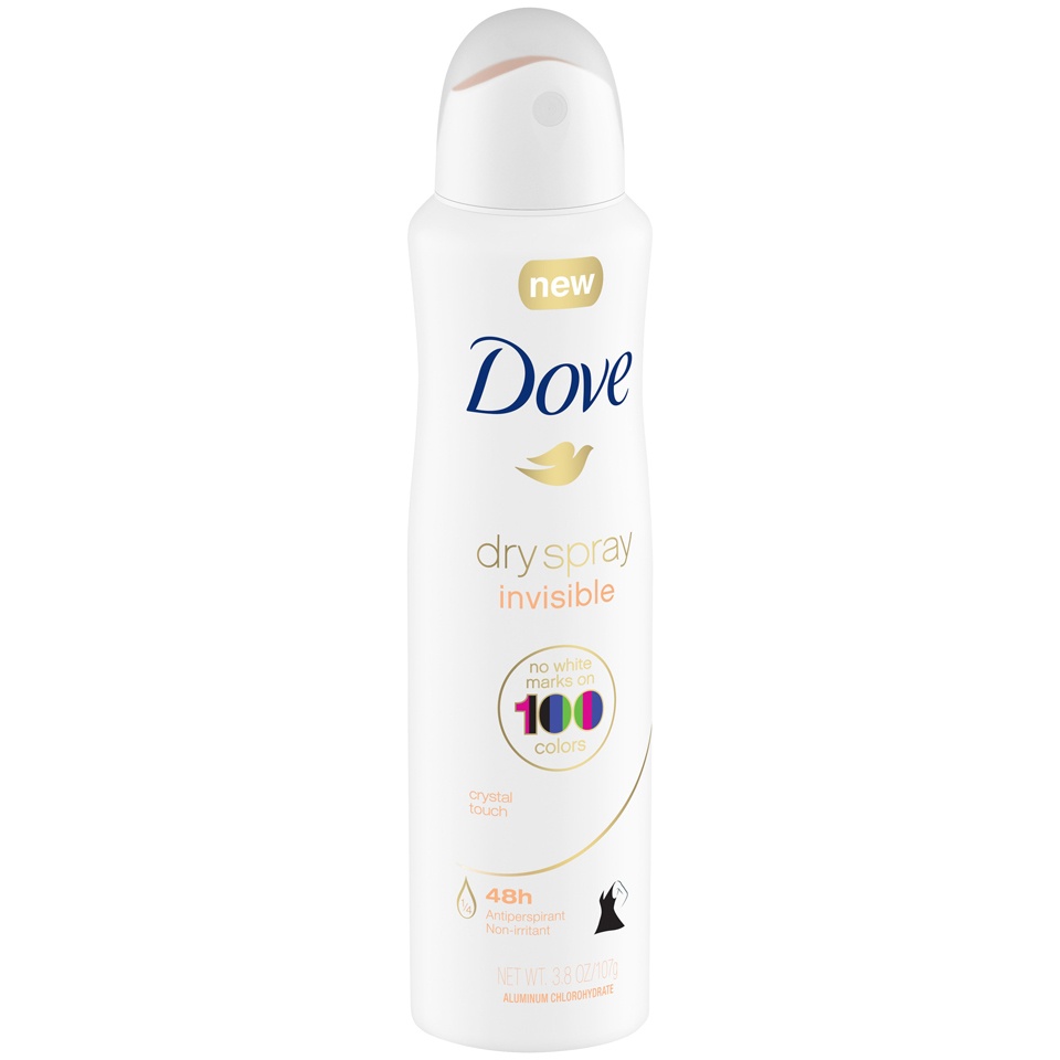 slide 2 of 3, Dove Crystal Touch 3.8z Dry Spray, 3.8 oz