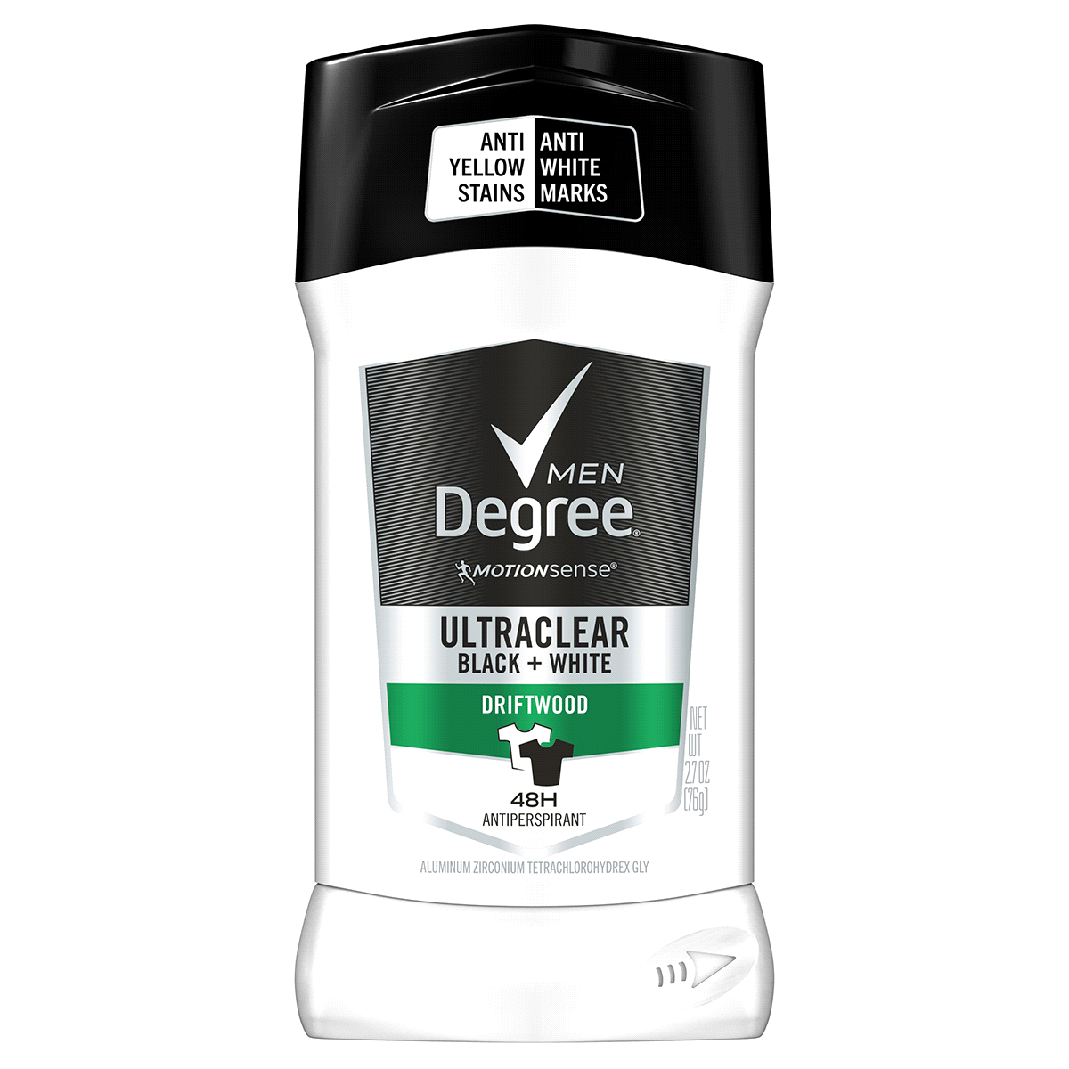 slide 2 of 4, Degree For Men Ultra Clear Black + White Driftwood Antiperspirant Deodorant Stick, 2.7 oz
