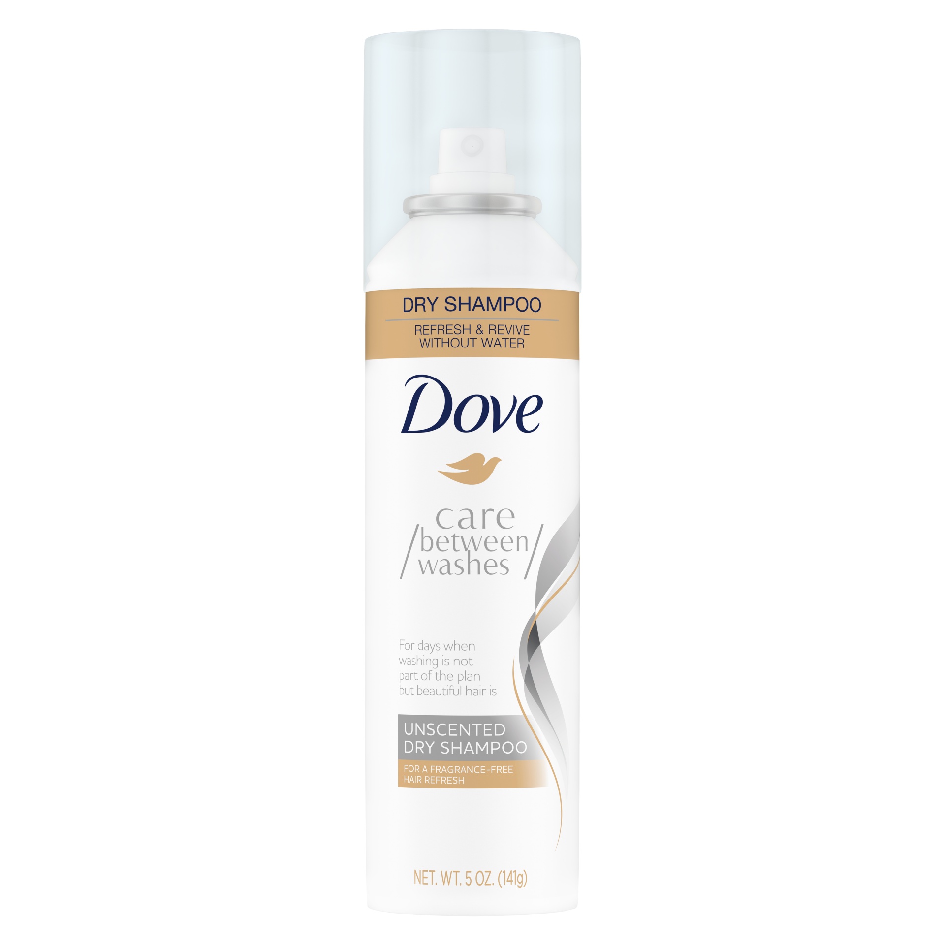 slide 1 of 5, Dove Unscented Dry Shampoo, 5 oz