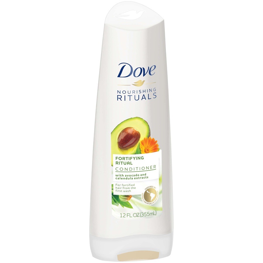 slide 2 of 4, Dove Fortifying Ritual Avocado Conditioner, 12 fl oz