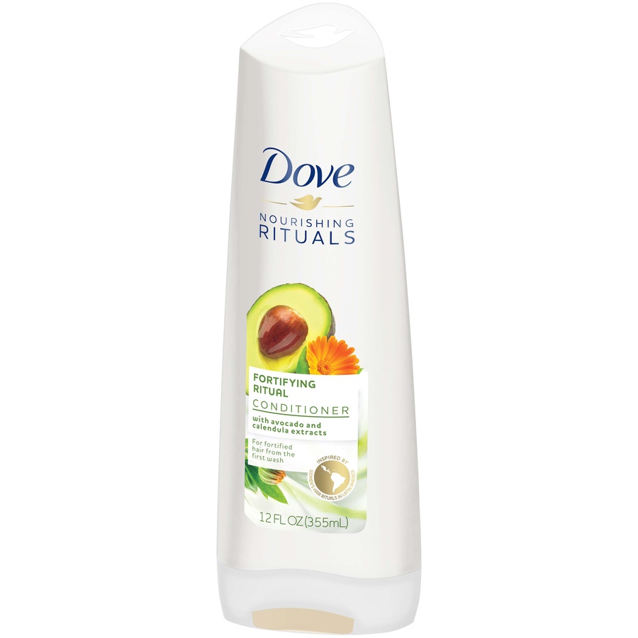 slide 3 of 4, Dove Fortifying Ritual Avocado Conditioner, 12 fl oz