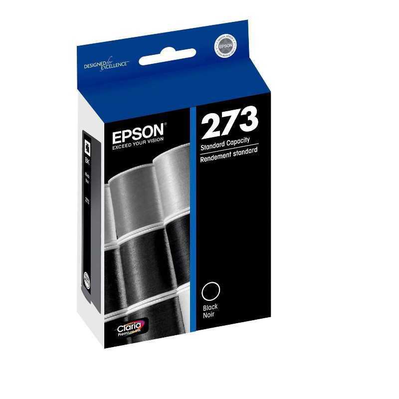 slide 2 of 6, Epson 273 Single Ink Cartridge - Black (T273020-CP), 1 ct