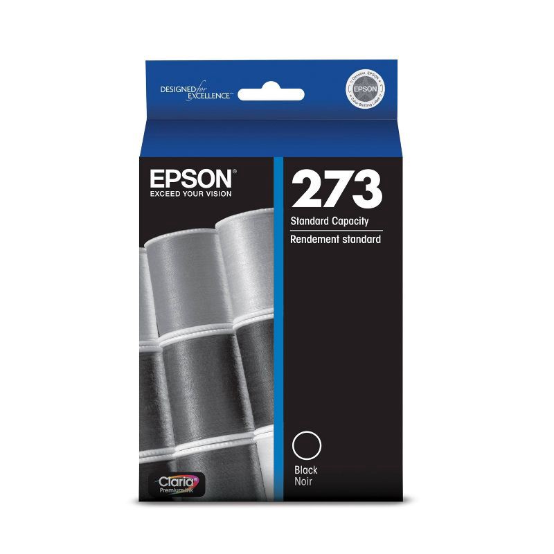 slide 1 of 6, Epson 273 Single Ink Cartridge - Black (T273020-CP), 1 ct