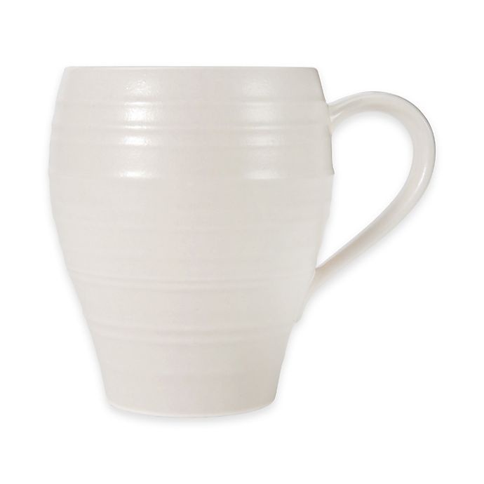 slide 1 of 1, Mikasa Swirl Mug - Cream, 1 ct