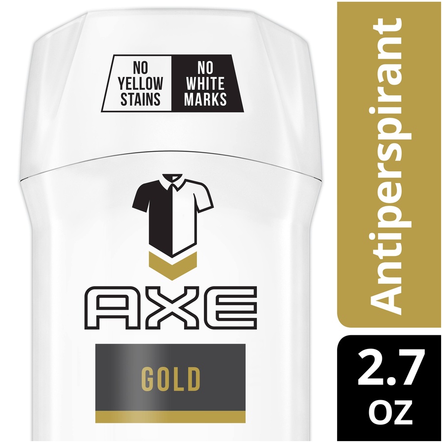 slide 2 of 3, AXE Signature Gold Antiperspirant Deodorant Stick, 2.7 oz