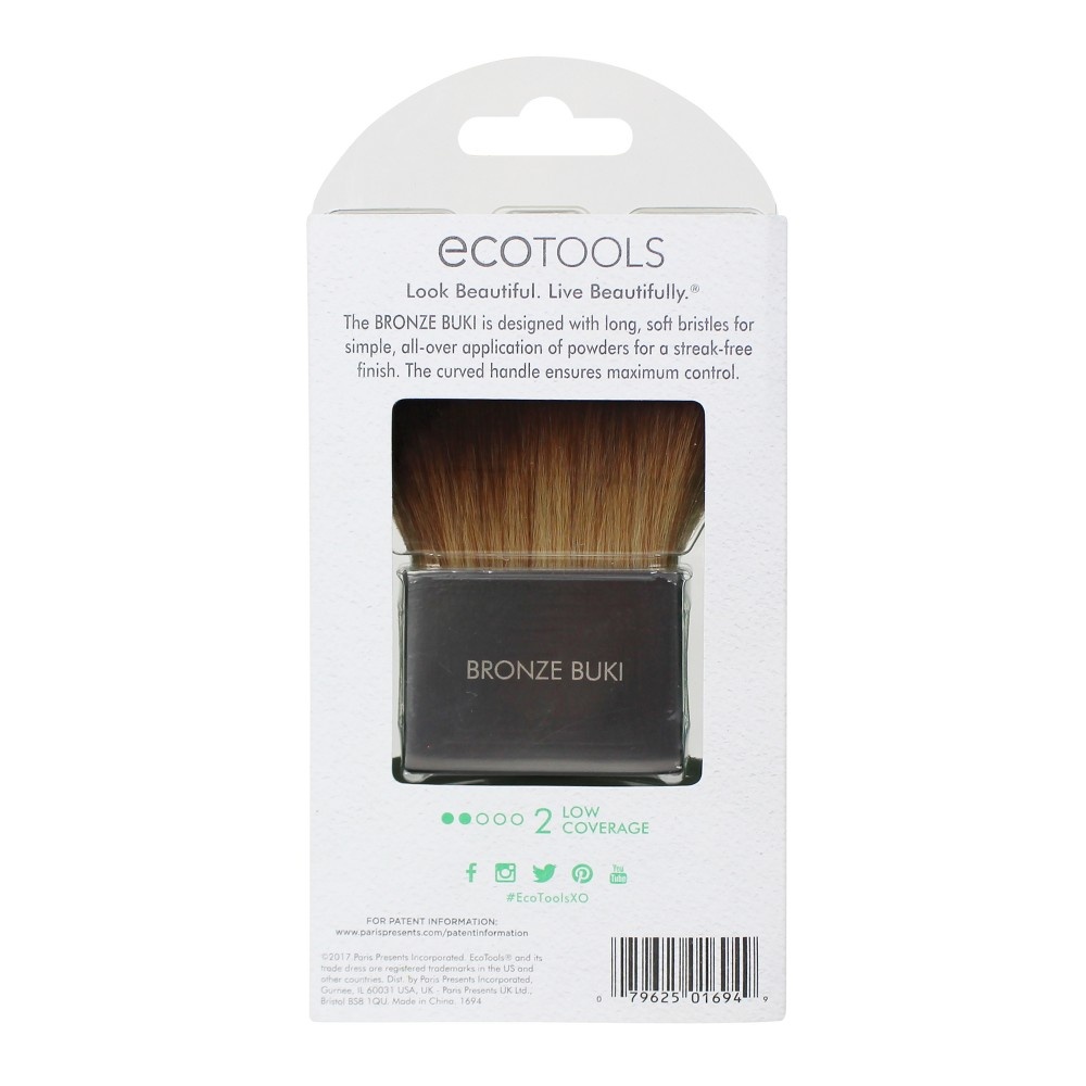 slide 2 of 2, EcoTools Bronze Buki Brush, 1 ct