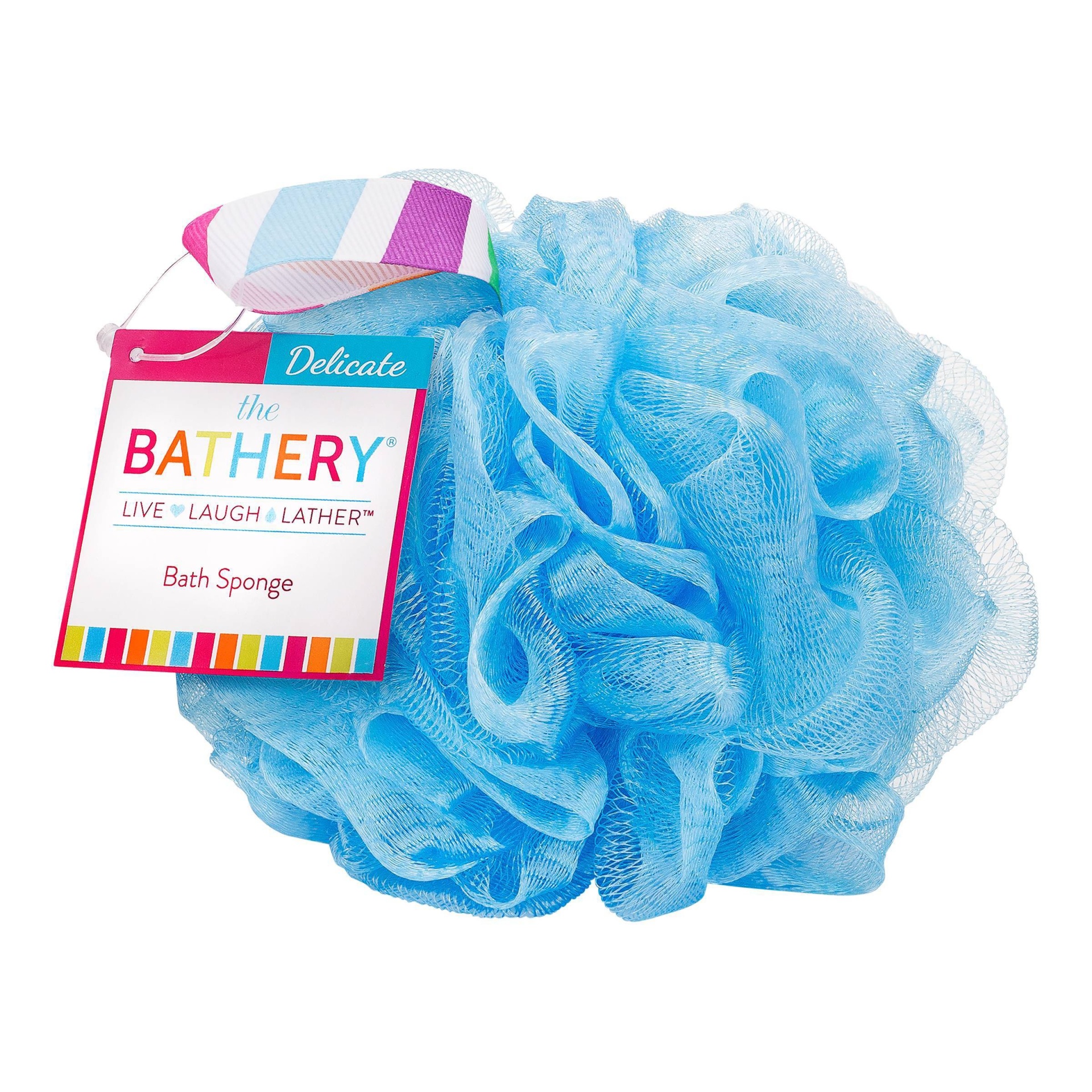 slide 1 of 1, The Bathery Delicate Bath Sponge - Blue, 1 ct