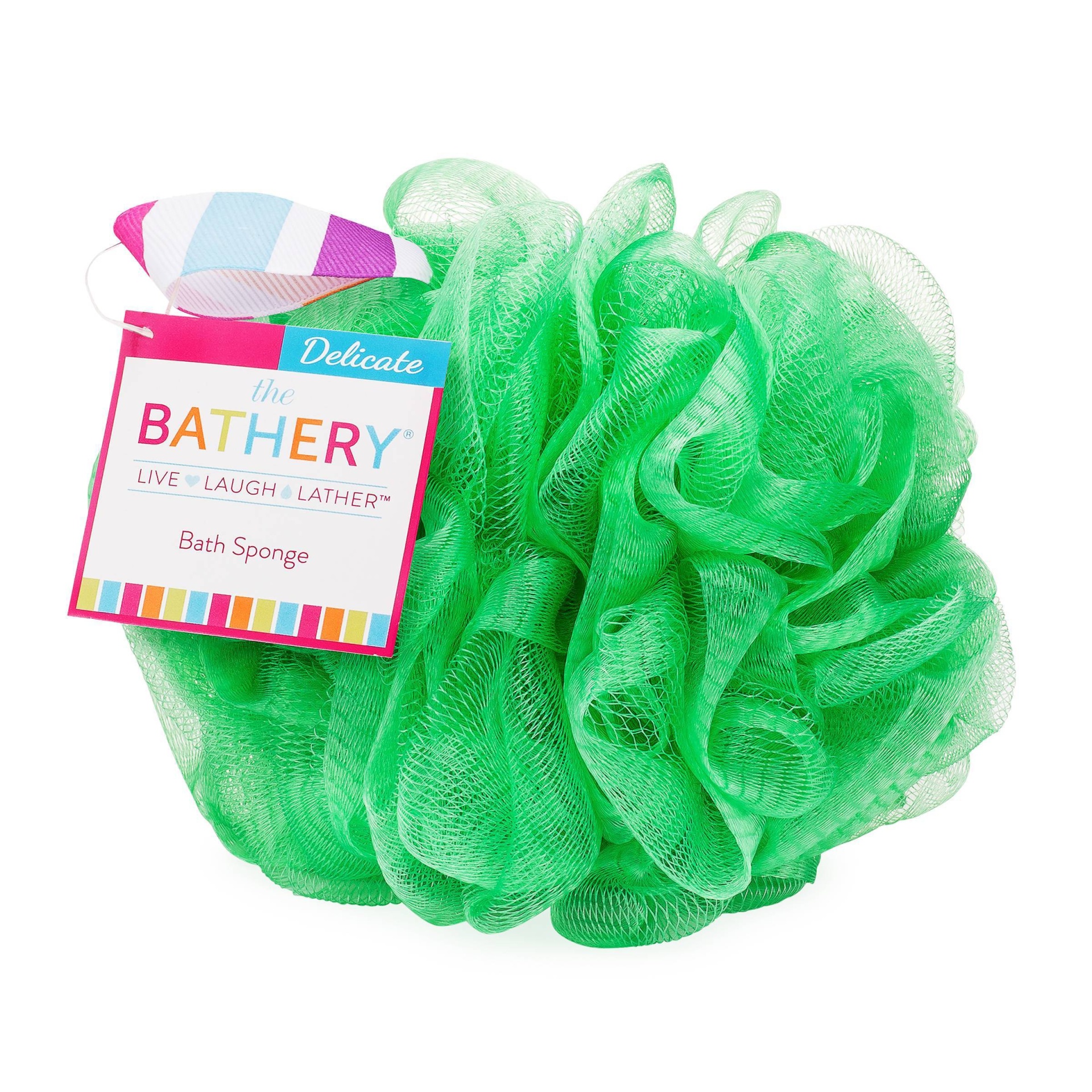 slide 1 of 1, The Bathery Delicate Bath Sponge - Green, 1 ct