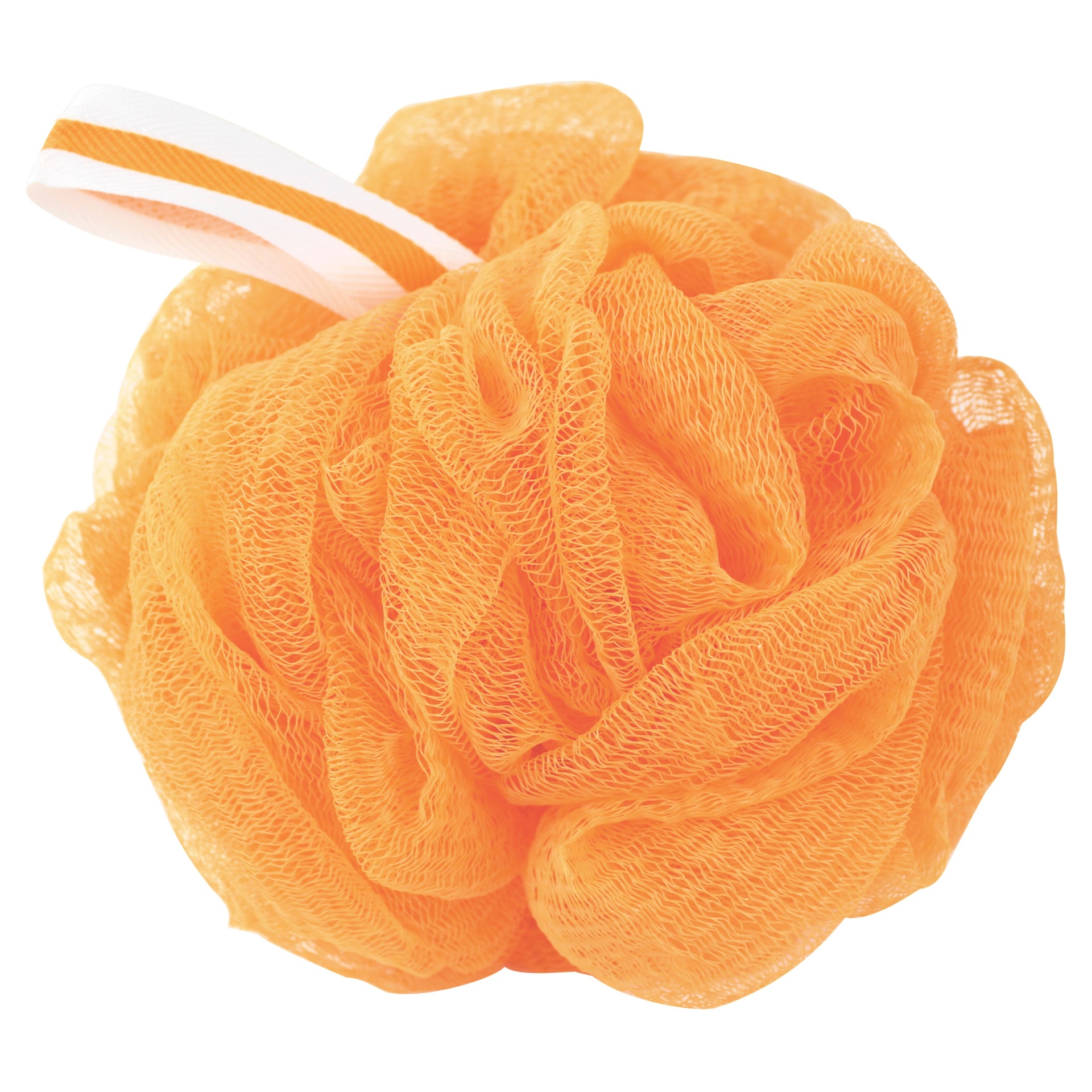 slide 1 of 1, The Bathery Exfoliating Bath Sponge - Orange, 1 ct