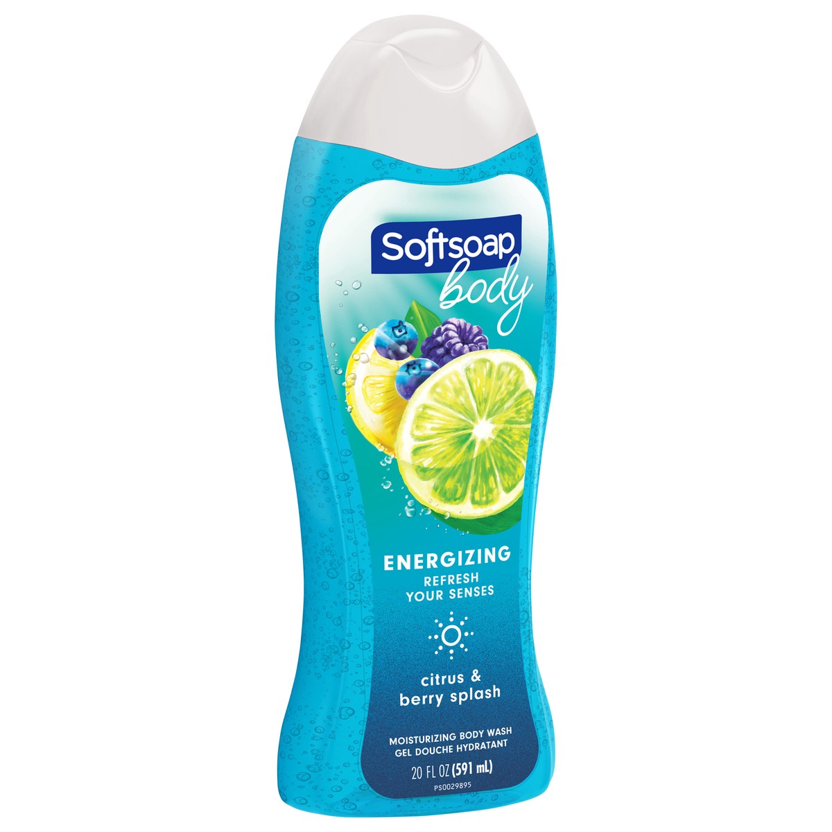 slide 8 of 8, Softsoap Body Citrus Scent & Berry Splash Body Wash, 20 Oz, 20 fl oz