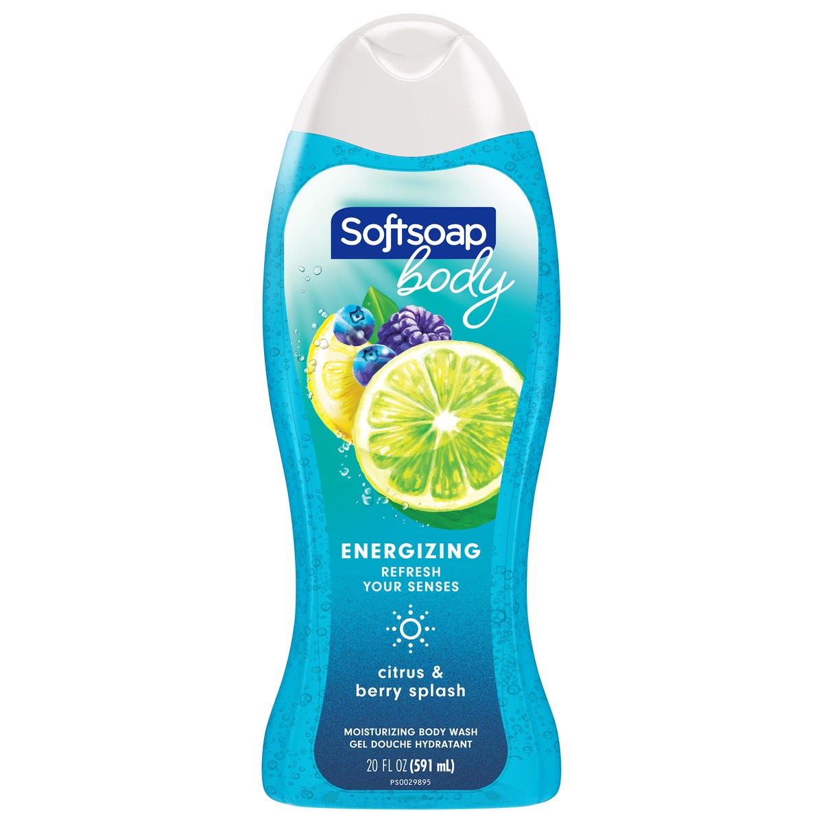 slide 1 of 8, Softsoap Body Citrus Scent & Berry Splash Body Wash, 20 Oz, 20 fl oz