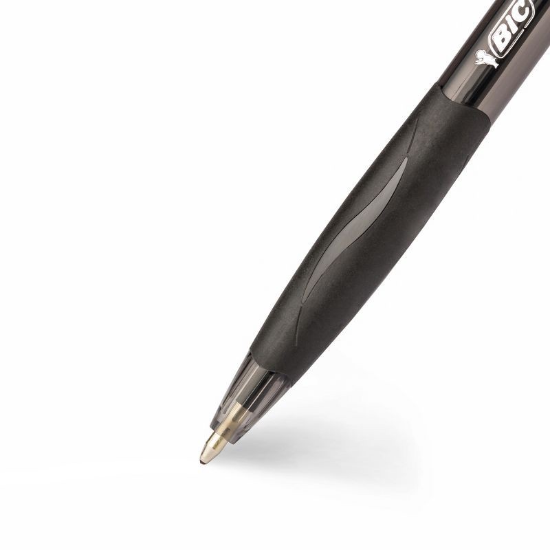 slide 4 of 5, BiC 5pk Retractable Ballpoint Pens Black, 5 ct