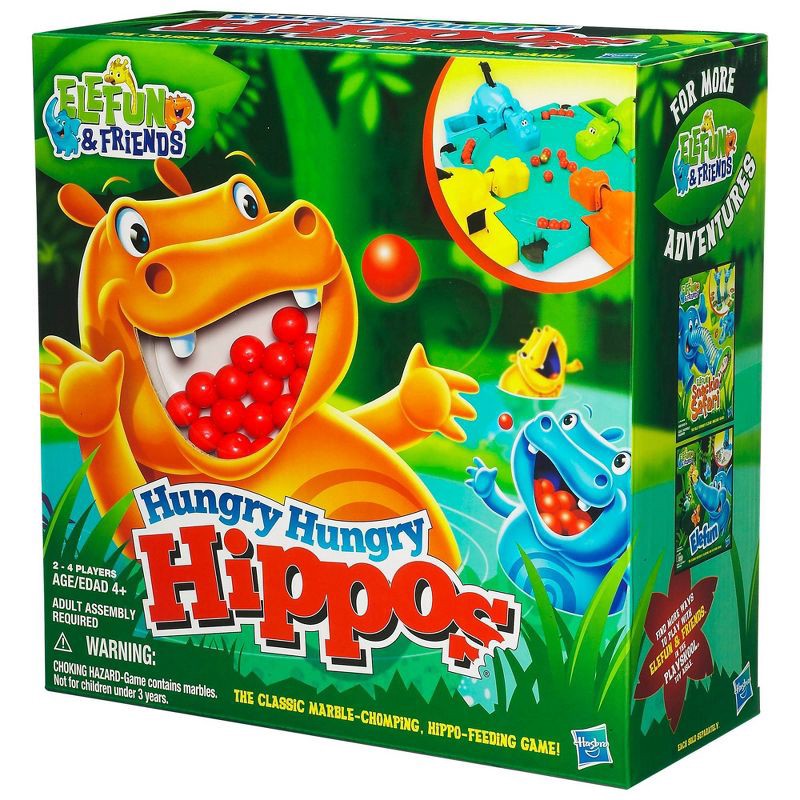 slide 2 of 7, Hasbro Gaming Hungry Hungry Hippos Game, 1 ct