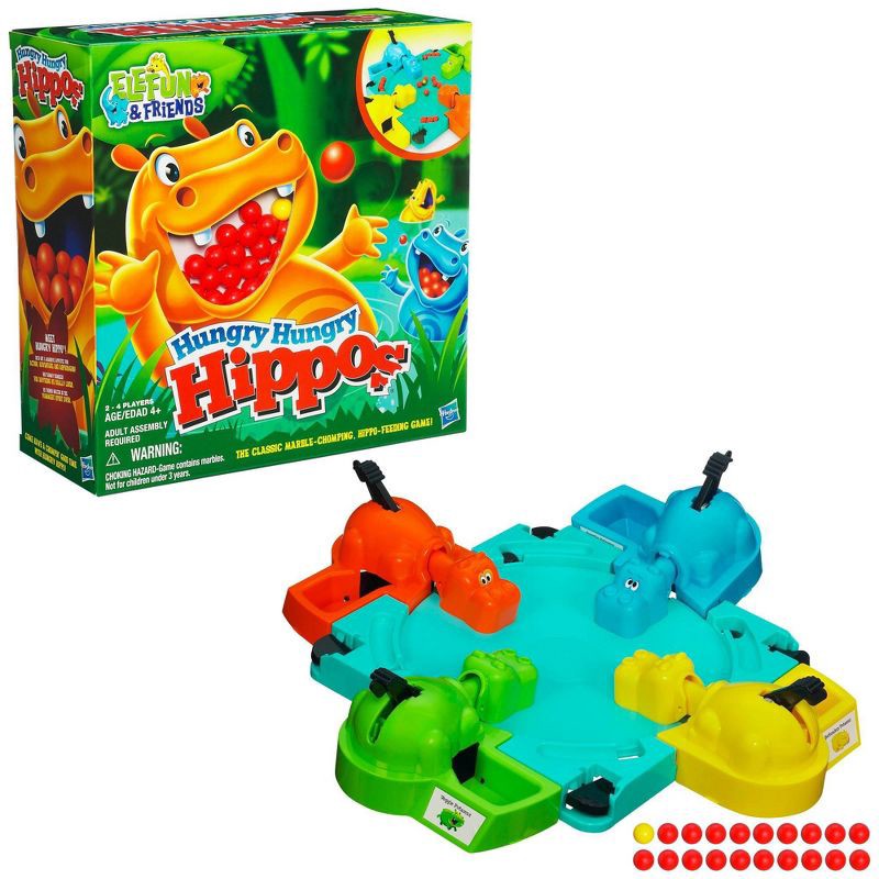 slide 4 of 7, Hasbro Gaming Hungry Hungry Hippos Game, 1 ct
