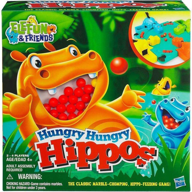 slide 1 of 7, Hasbro Gaming Hungry Hungry Hippos Game, 1 ct