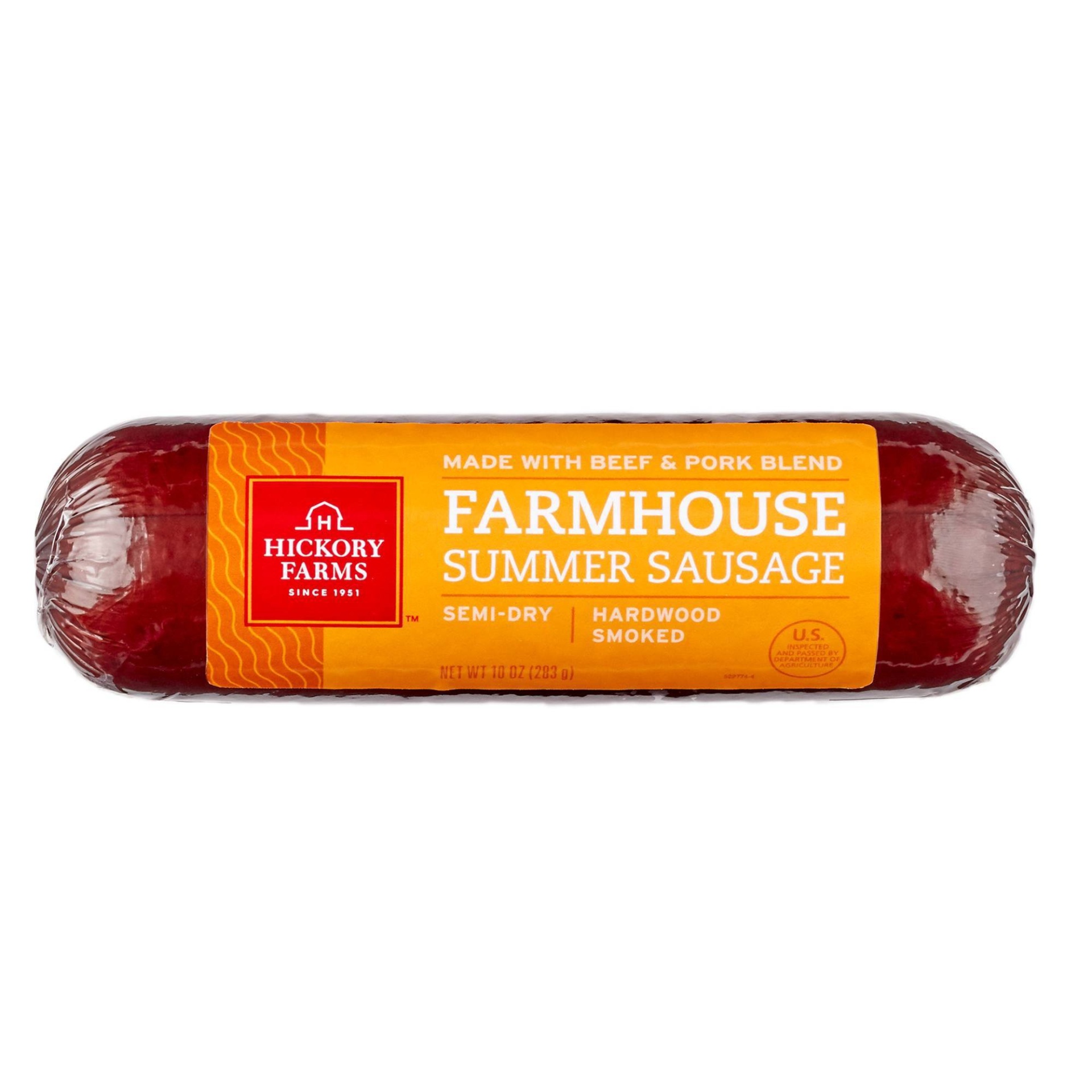 slide 1 of 3, Hickory Farms Farmhouse Summer Sausage - 10oz, 10 oz