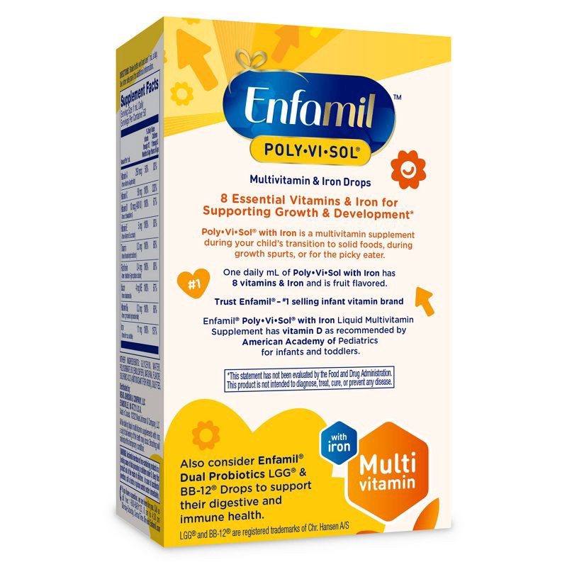 slide 12 of 13, Enfamil Poly-Vi-Sol Multivitamin Drops with Iron - 1.69oz, 1.69 oz