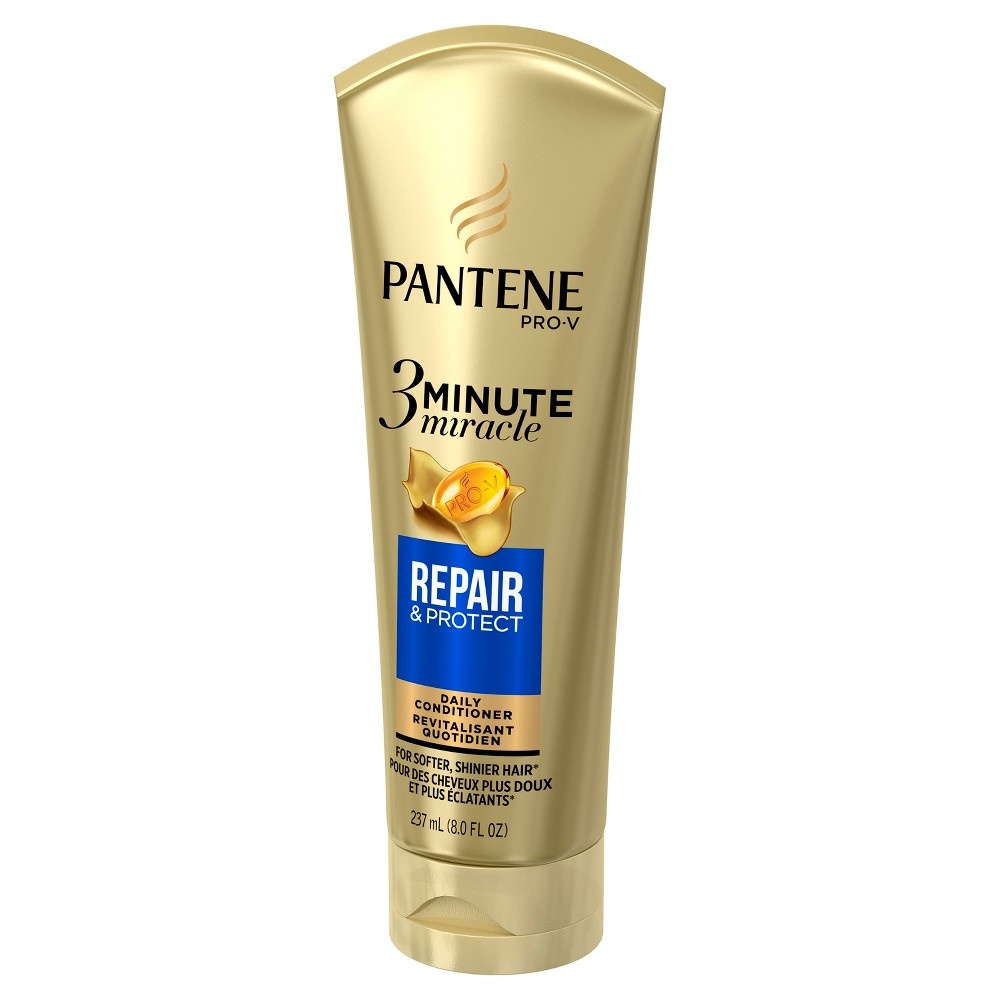 slide 4 of 5, Pantene Pro-V 3 Minute Miracle Repair & Protect Deep Conditioner, 8 oz