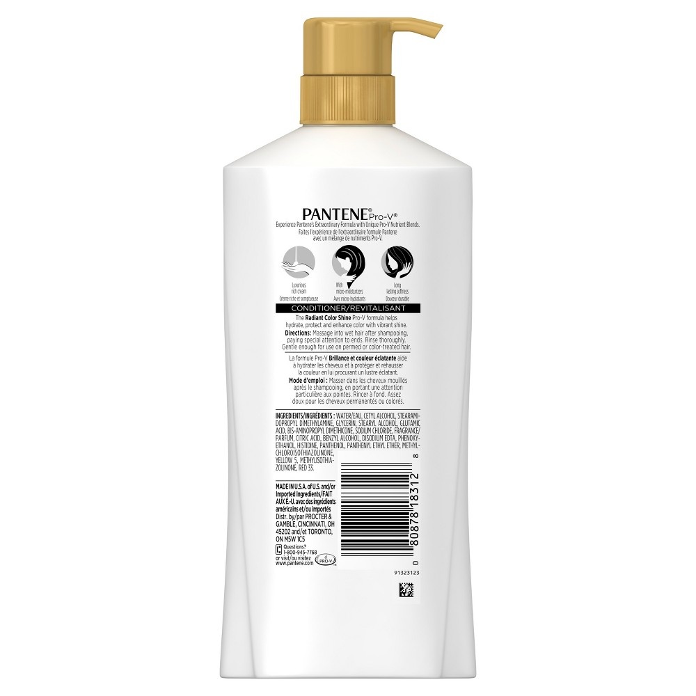 slide 3 of 3, Pantene Pro-V Radiant Color Shine Conditioner, 23.7 fl oz