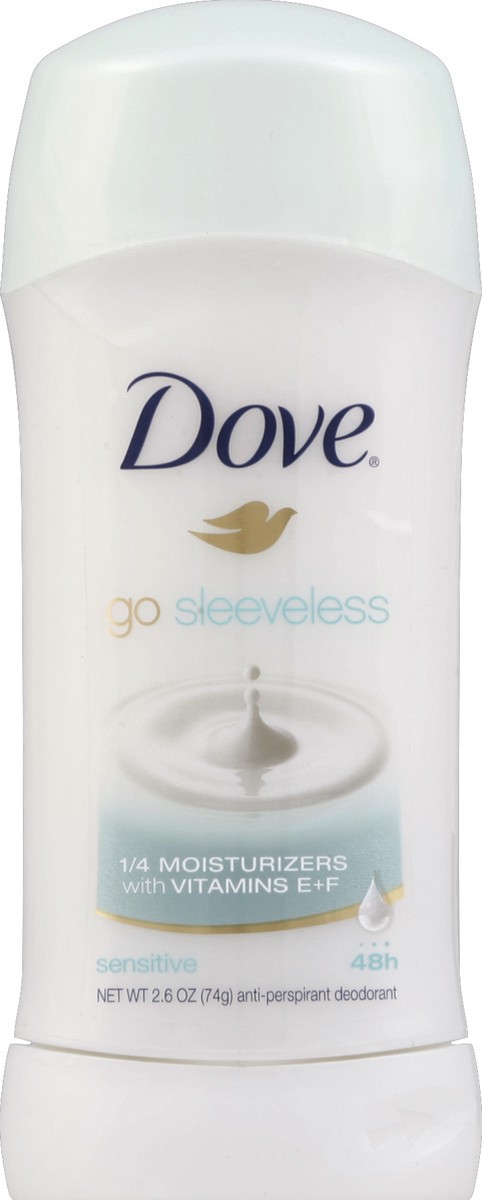 slide 3 of 3, Dove Anti-Perspirant Deodorant, Sensitive, 2.6 oz (74 grams)