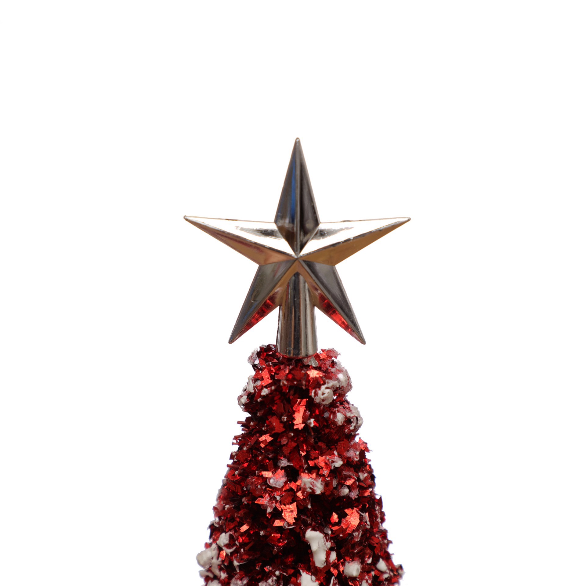 slide 3 of 3, Star Bottle Brush Tree Tabletop Decor By Ashland, SM