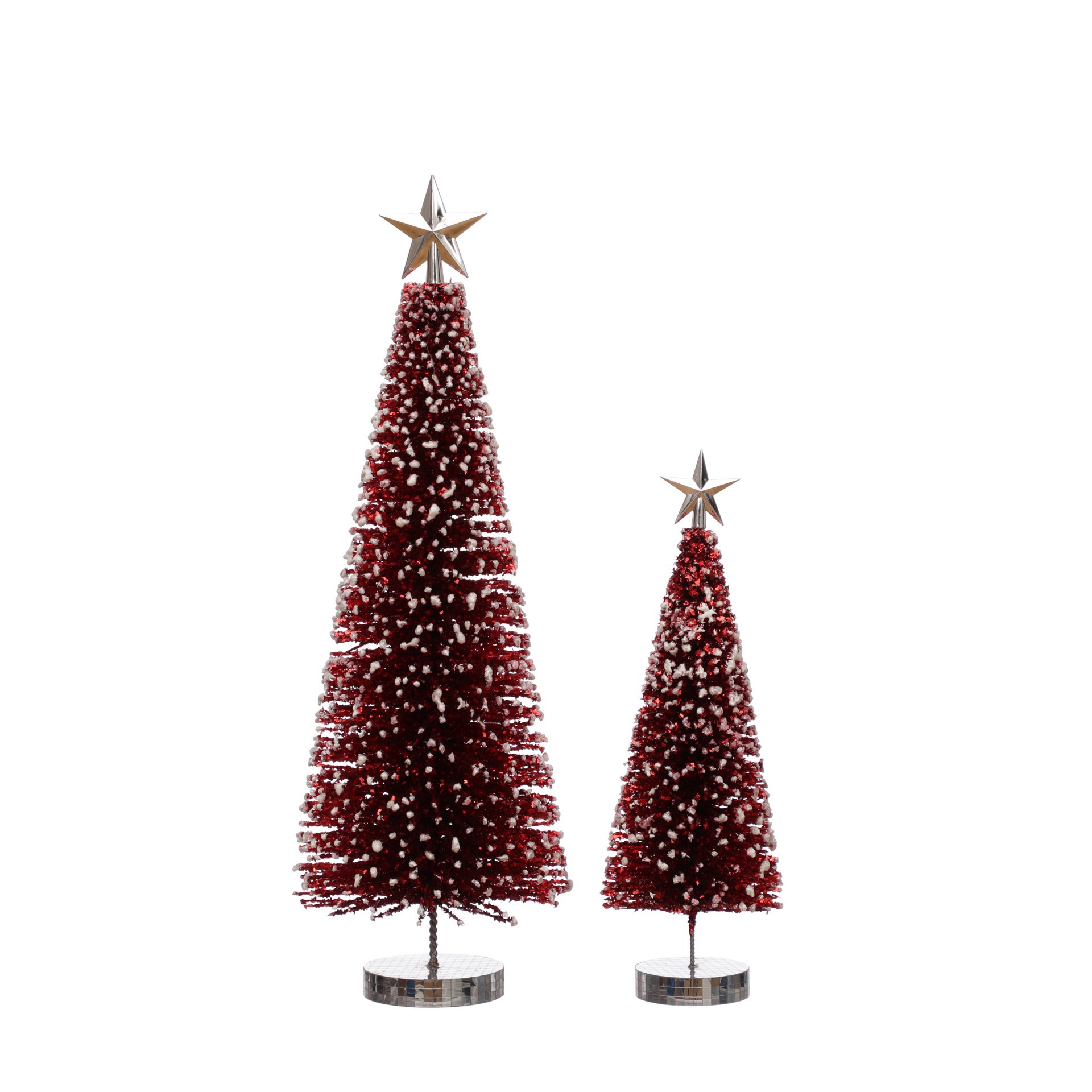 slide 2 of 3, Star Bottle Brush Tree Tabletop Decor By Ashland, SM