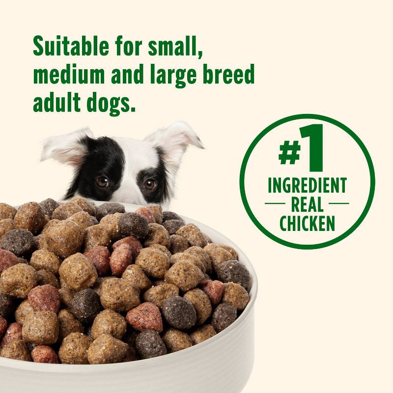 slide 5 of 10, Nutrish Whole Health Blend Real Chicken and Vegetable Recipe Dry Dog Food - 14lbs, 14 lb