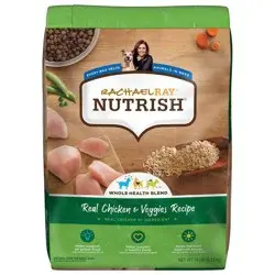 Rachael Ray Nutrish Real Chicken & Vegetable Recipe Super Premium Dry Dog Food - 14lbs