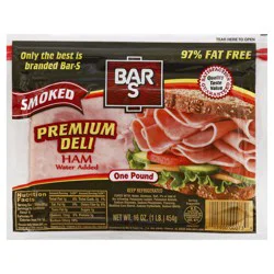 Bar-S Premium Deli Smoked Ham