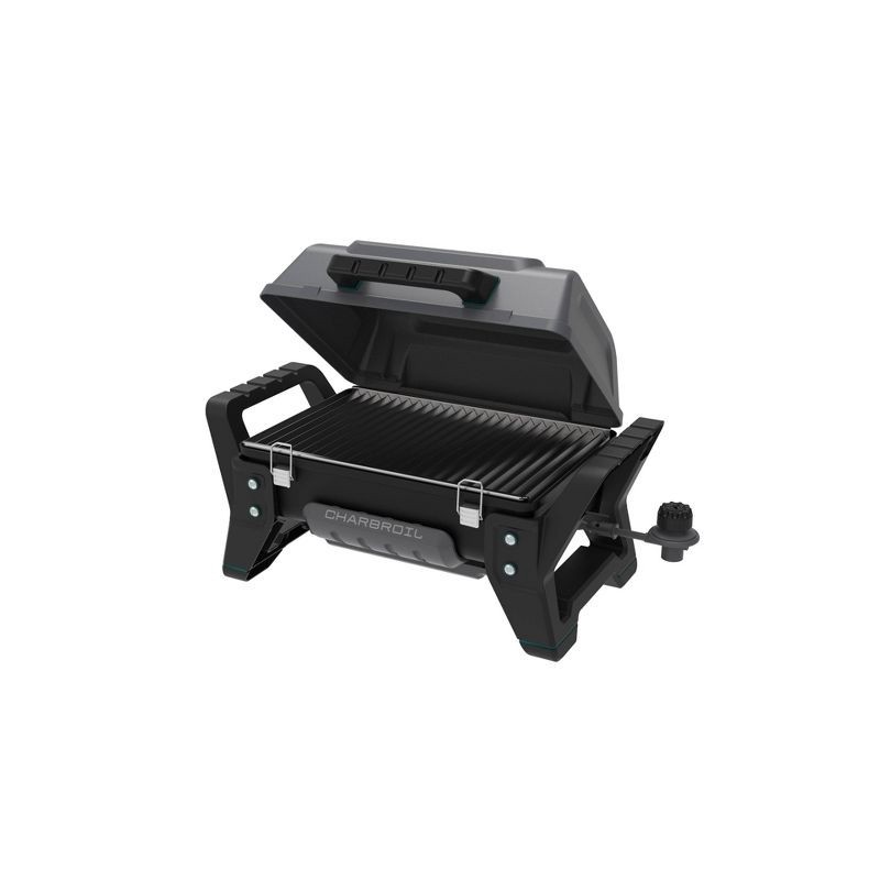 slide 3 of 10, Char-Broil TRU-Infrared Grill2Go X200 Tabletop 9,500 BTU Gas Grill 12401734 - Gray, 1 ct