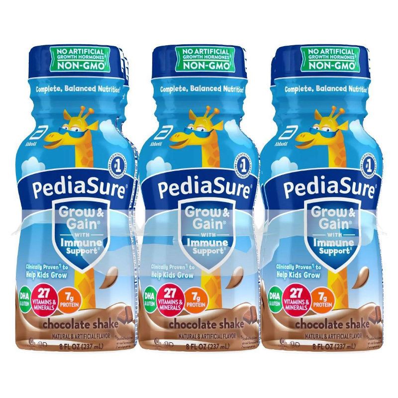 slide 1 of 11, PediaSure Grow & Gain Kids' Nutritional Shake Chocolate - 6 ct/48 fl oz, 6 ct, 48 fl oz