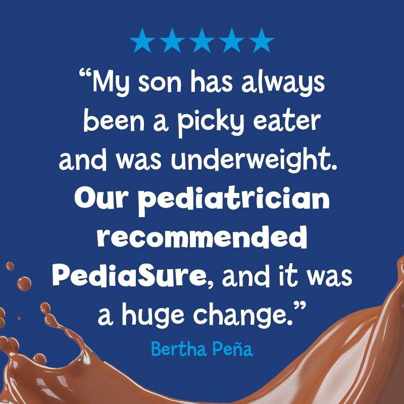 slide 8 of 11, PediaSure Grow & Gain Kids' Nutritional Shake Chocolate - 6 ct/48 fl oz, 6 ct, 48 fl oz