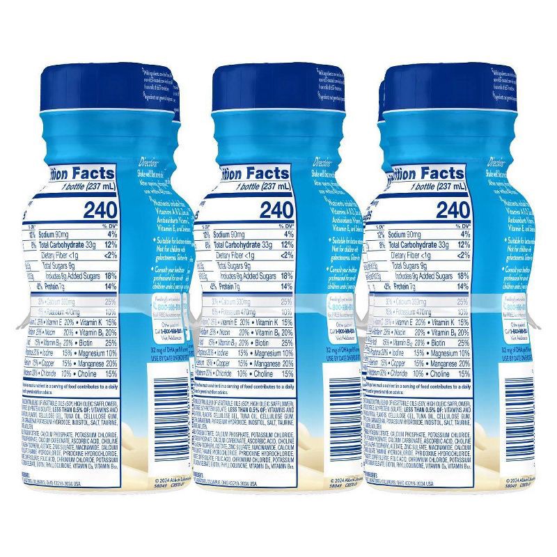 slide 2 of 10, PediaSure Grow & Gain Kids' Nutritional Shake Vanilla - 6 ct/48 fl oz, 6 ct, 48 fl oz