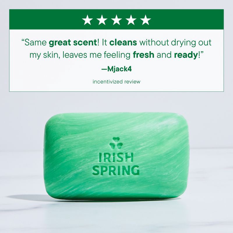 slide 2 of 7, Irish Spring Bar Soap - Original Clean - 3.7oz/12ct, 3.7 oz, 12 ct