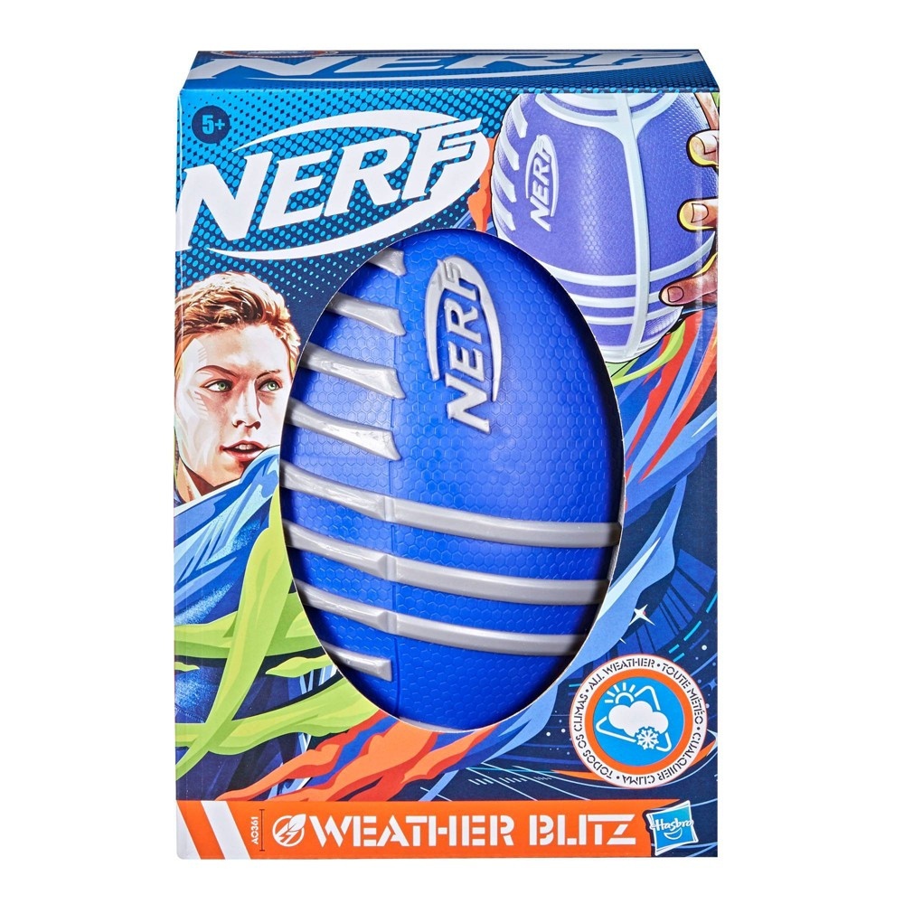 slide 2 of 5, NERF Sports Blitz Football, 1 ct