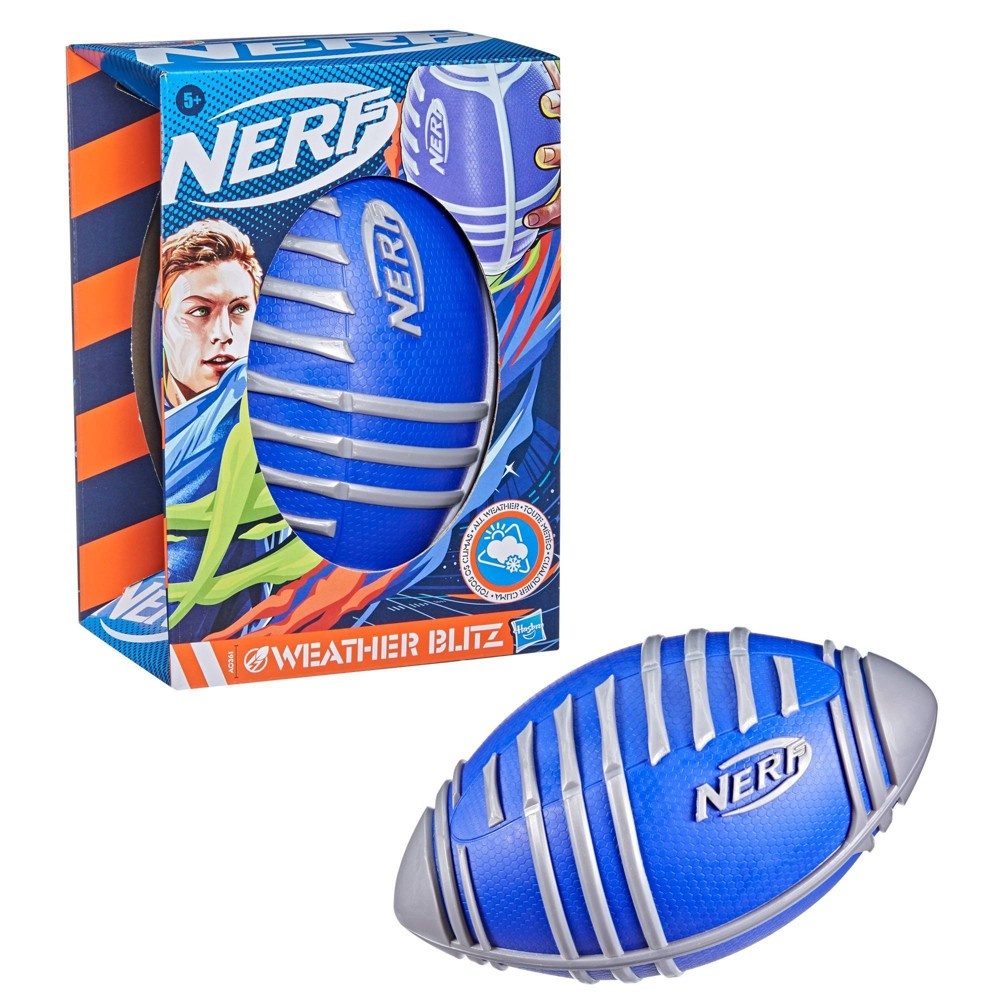 slide 3 of 5, NERF Sports Blitz Football, 1 ct