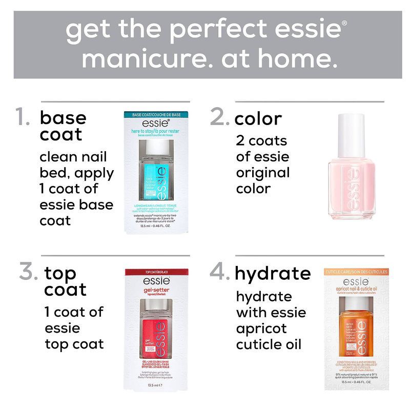 slide 9 of 9, essie Salon-Quality Vegan Nail Polish - Butler Please - 0.46 fl oz, 0.46 fl oz