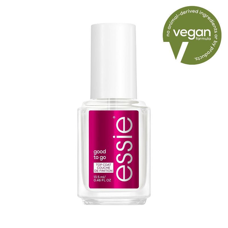 slide 5 of 6, essie Good to Go Top Coat - fast dry and shine - 0.46 fl oz, 0.46 fl oz