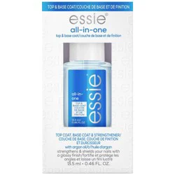 essie All In One Base Coat and Top Coat - 3-Way Glaze - 0.46 fl oz