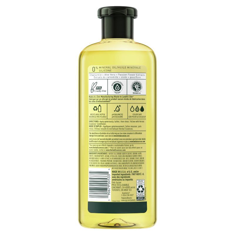 slide 5 of 6, Herbal Essences Shine Shampoo with Chamomile, Aloe Vera & Passion Flower Extracts - 13.5 fl oz, 13.5 fl oz