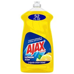 Ajax Ultra Super Degreaser Liquid Dish Soap - Lemon Scent - 52 fl oz